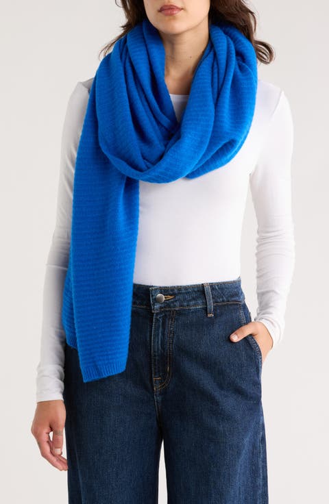 Cashmere Rib Scarf