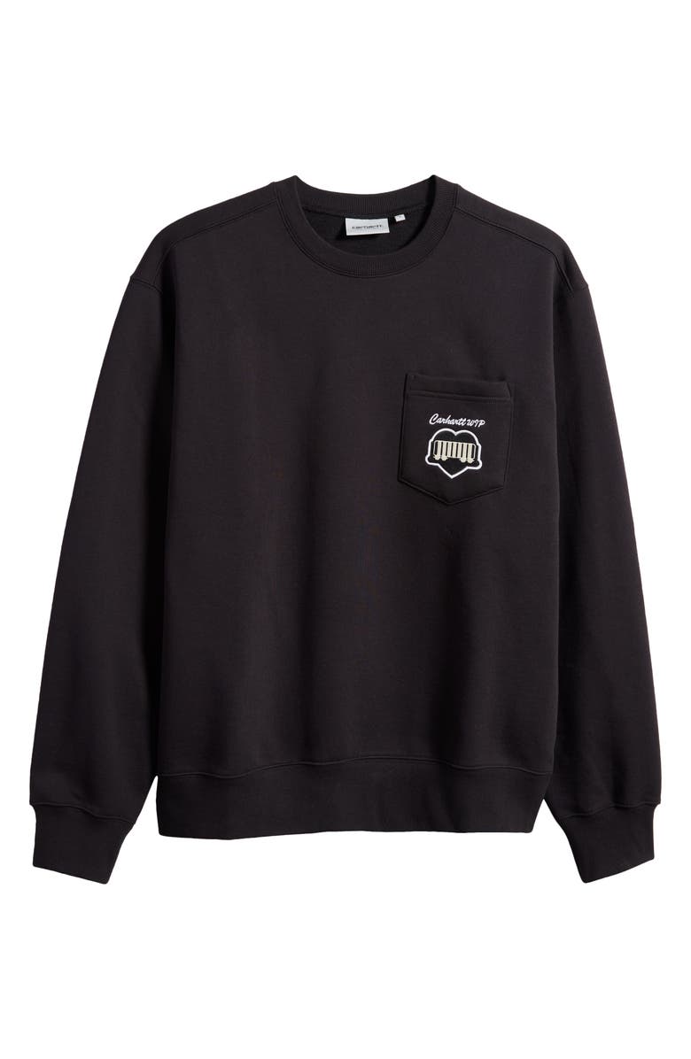Carhartt Work In Progress Heart Train Pocket Sweatshirt, Alternate, color, 