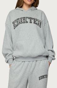 EDIKTED Camo Crush Oversize Hoodie