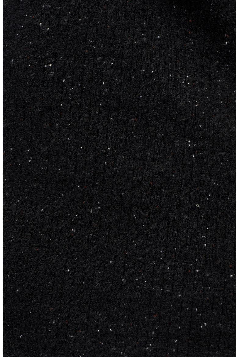 Cambria Cove Stretch Organic Cotton Cardigan, Alternate, color, BLACK HEATHER