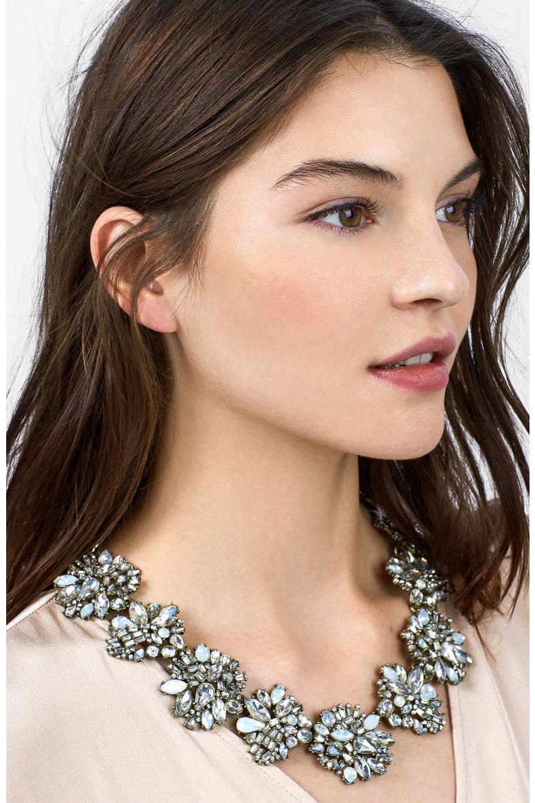 Lissandra Crystal Statement Necklace, Alternate, color, OPAL