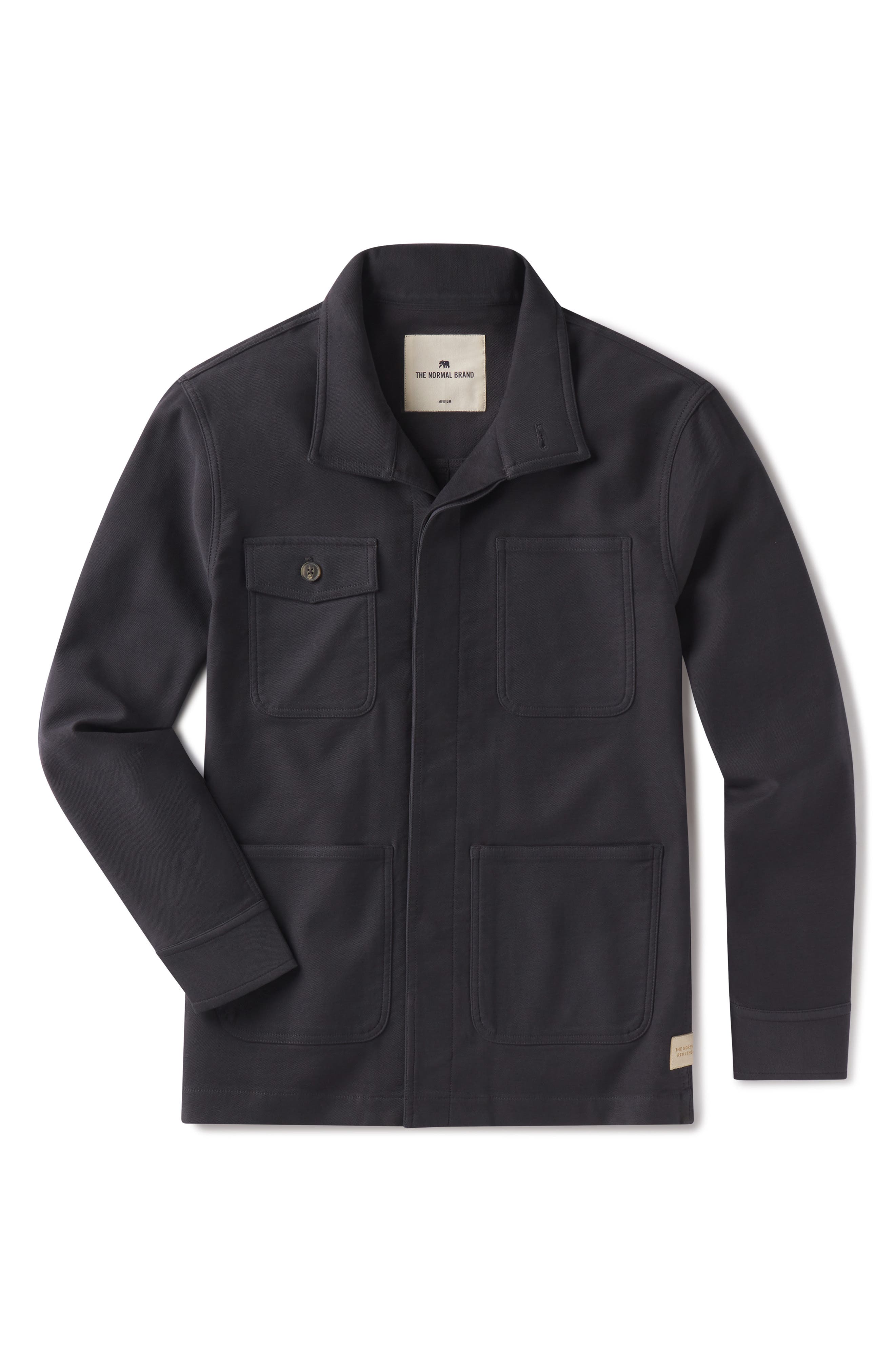 The Normal Brand Comfort Terry Cloth Chore Coat (Men) | Nordstrom