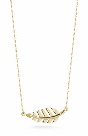 Ember Fine Jewelry Leaf Pendant Necklace