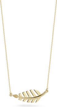 Ember Fine Jewelry Leaf Pendant Necklace
