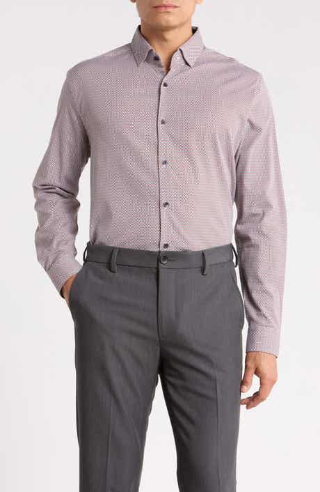 Printed Micro Weave Performance Shirt