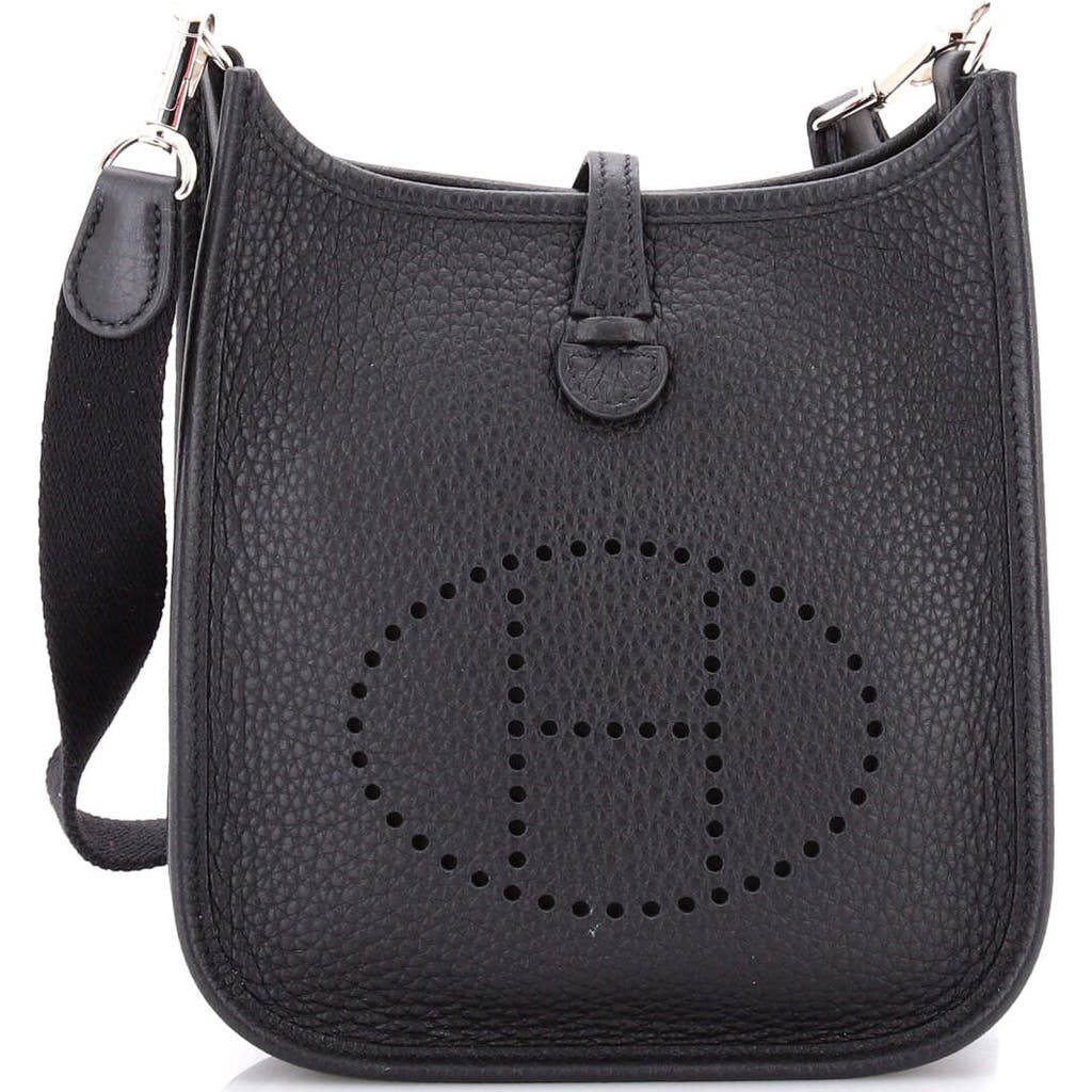 Pre-owned Hermes Hermes Evelyne Bag Gen Iii Clemence Tpm In Black