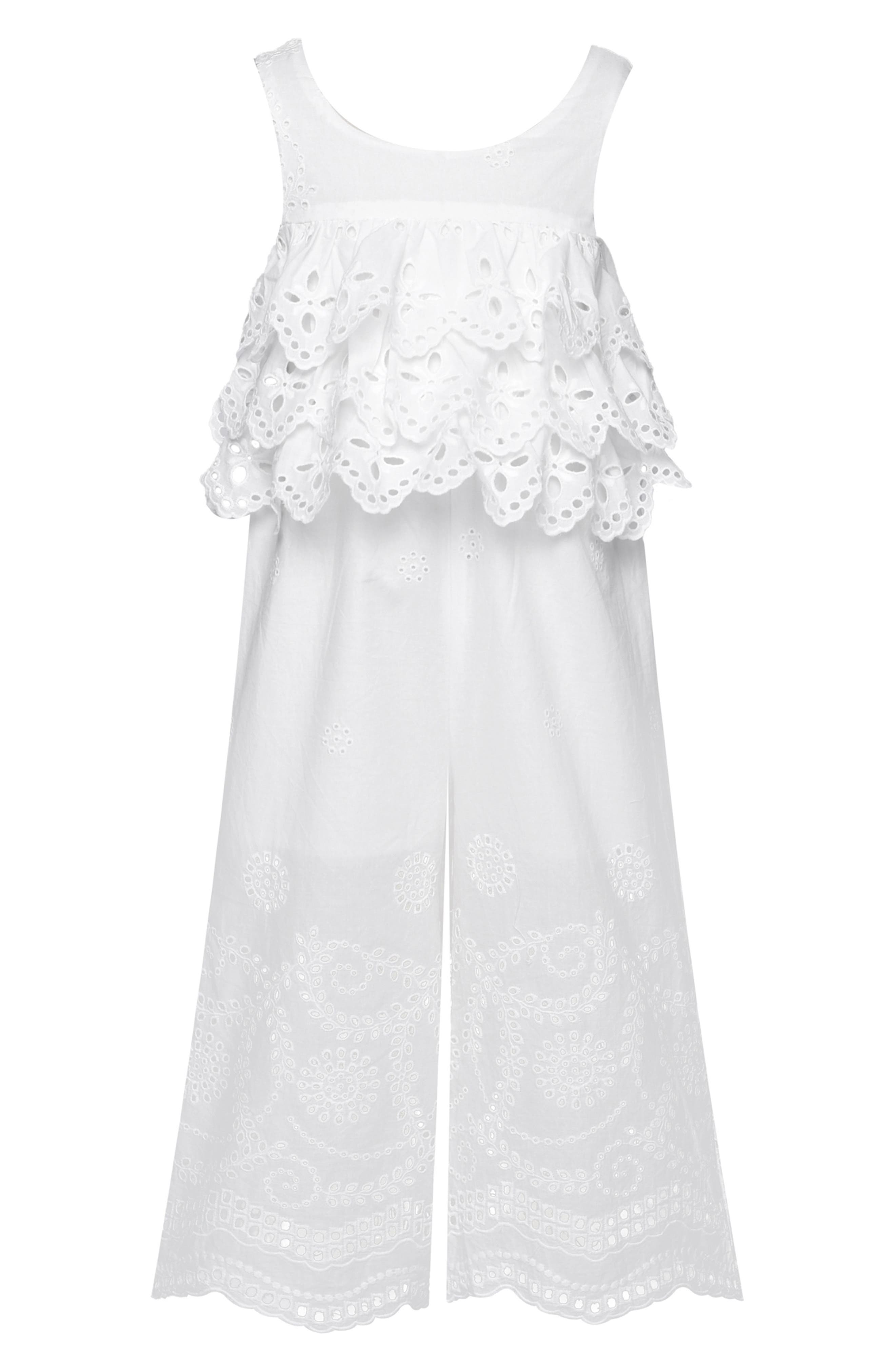 Baby Sara Kids' Eyelet Jumpsuit