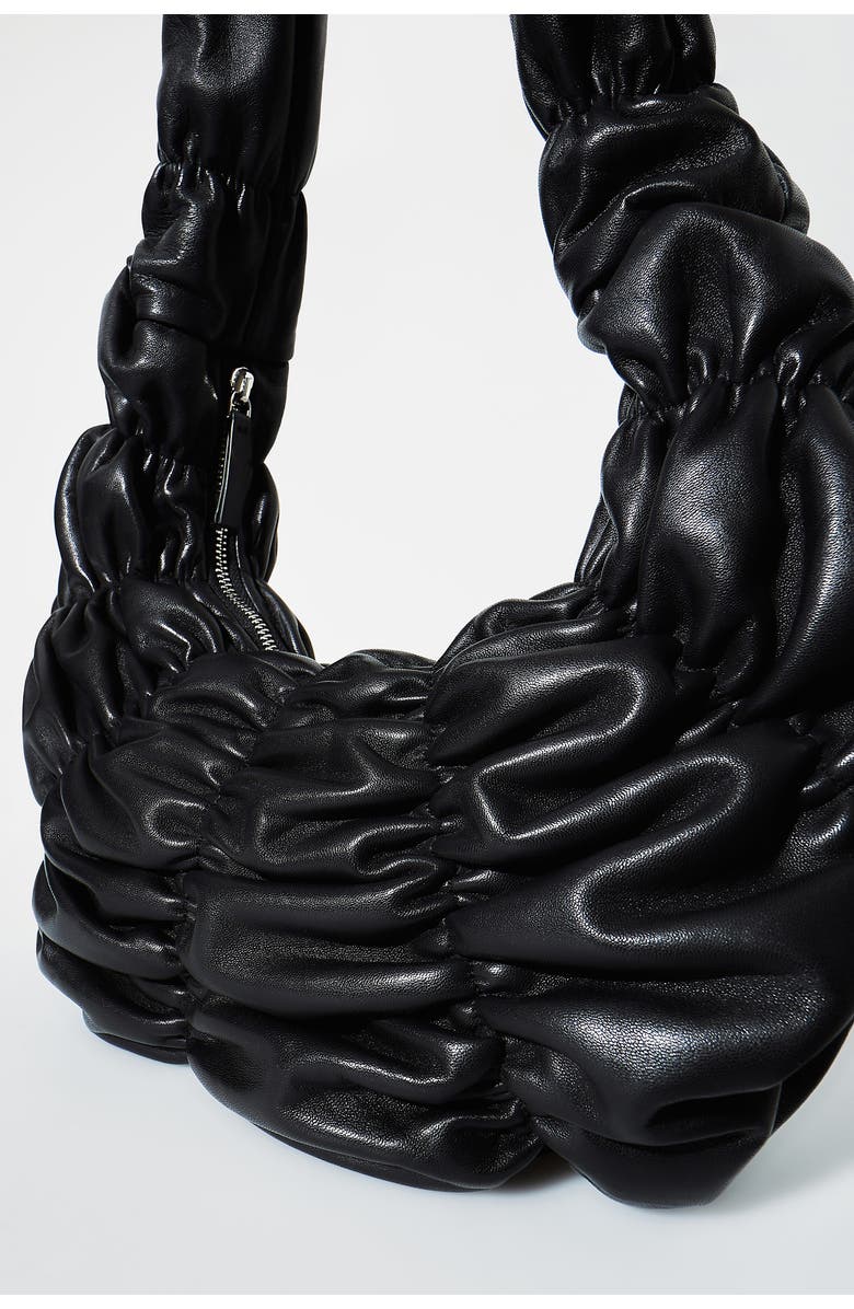 COS Ripple Leather Crossbody Bag, Alternate, color,