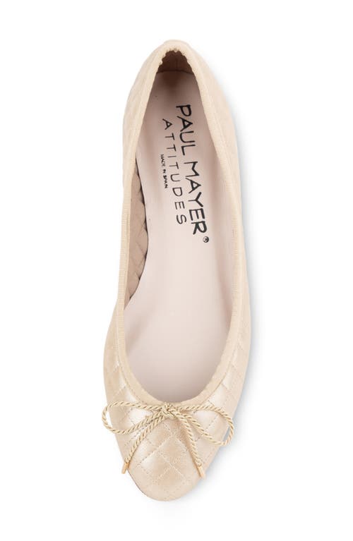 Paul Mayer Lido Quilted Ballet Flat