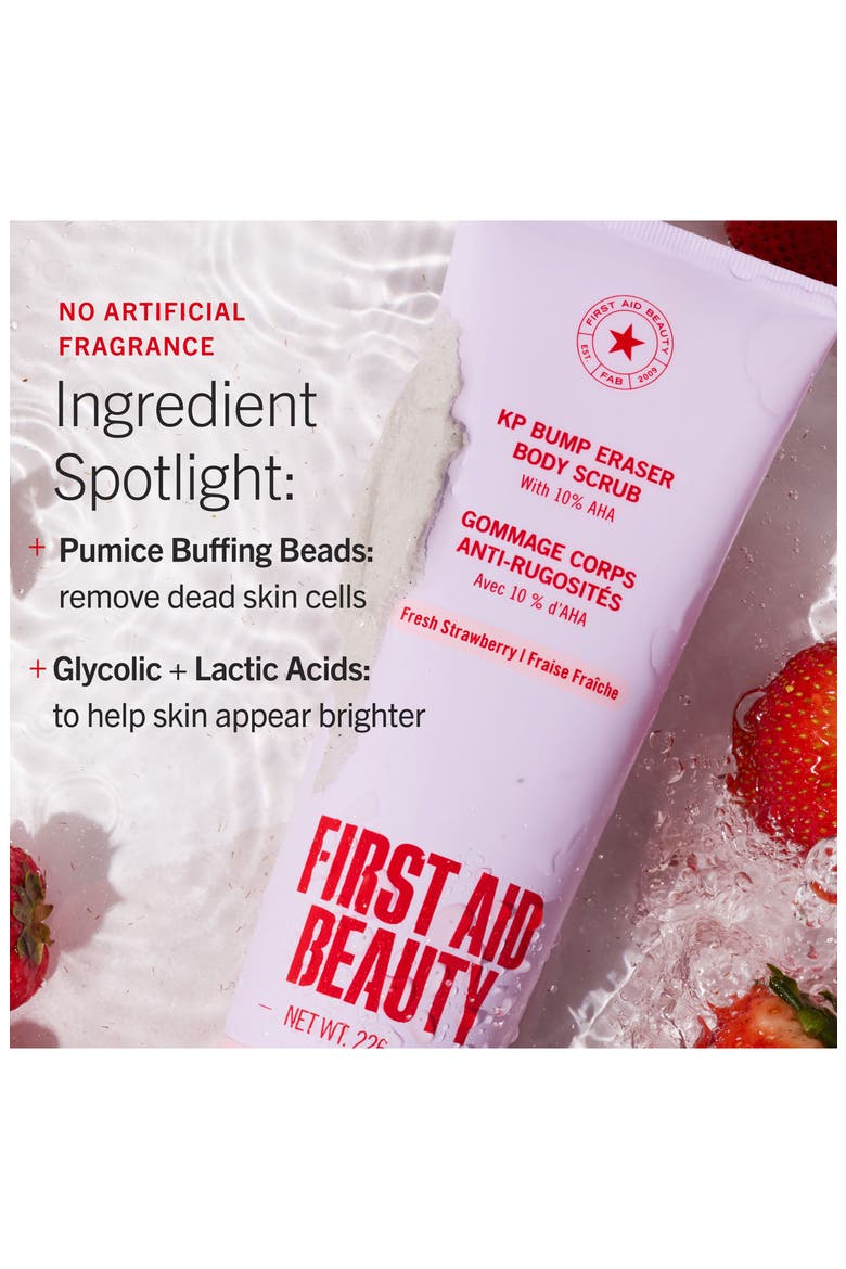KP Bump Eraser Body Scrub with 10% AHA Fresh Strawberry, Alternate, color, NO COLOR