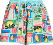 Kulani Kinis Essentials Print Cover-Up Shorts