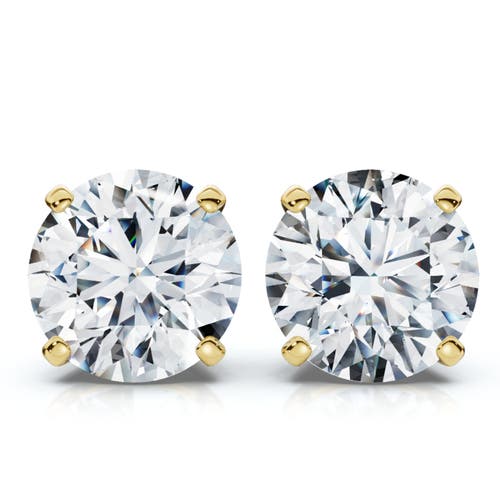 Bliss Diamond 1ct Tw Round Diamond Studs 14k Gold Lab Grown In 14k Yellow Gold