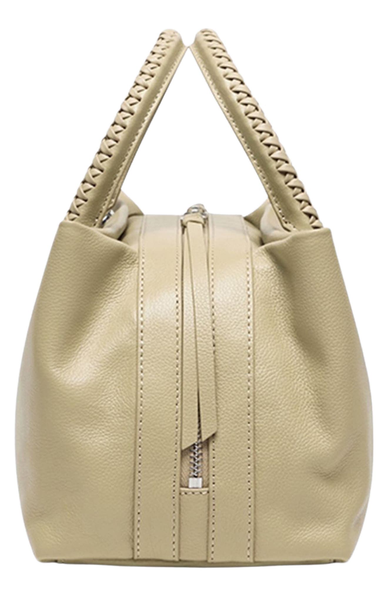 Roy Leather Satchel, Alternate, color, WINTER BEIGE