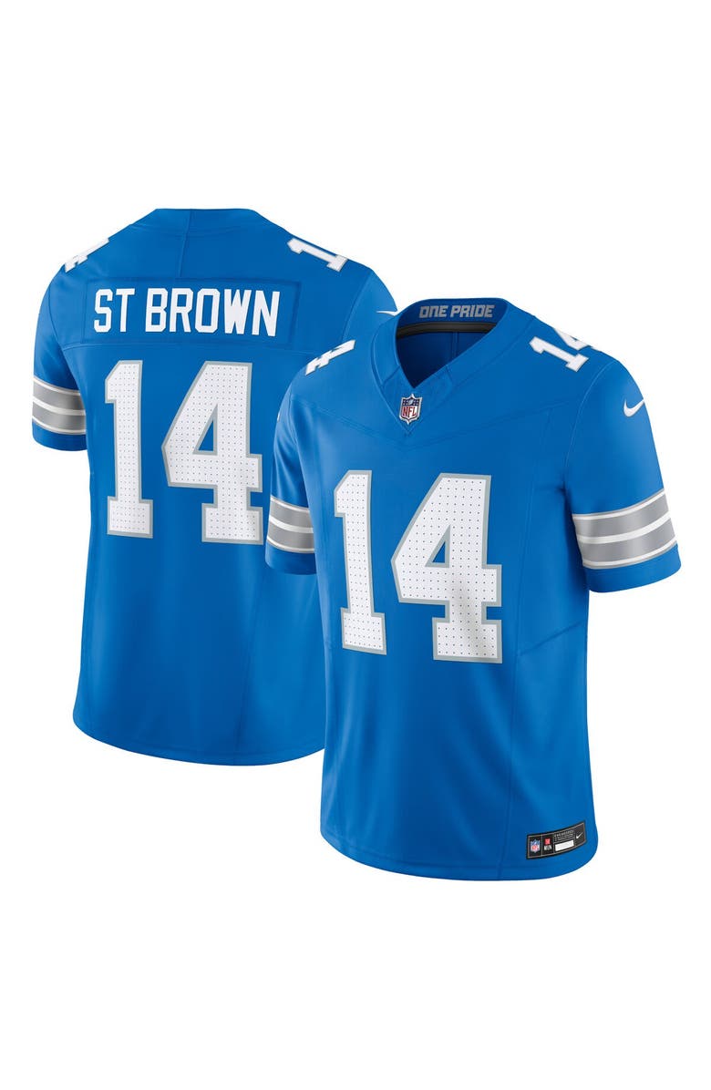 Nike Men's Nike Amon-Ra St. Brown Blue Detroit Lions Vapor F.U.S.E. Limited Jersey, Main, color, Blue