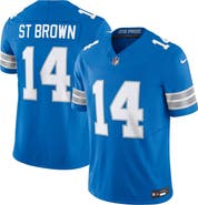 Nike Men's Nike Amon-Ra St. Brown Blue Detroit Lions Vapor F.U.S.E. Limited Jersey