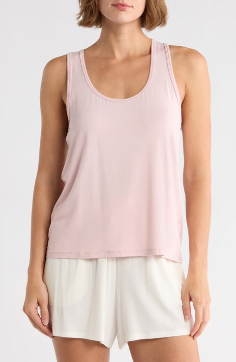Lace Racerback Pajama Tank (Regular & Plus)