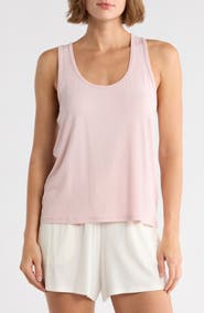 Posh Peanut Lace Racerback Pajama Tank