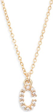 Set & Stones Gemma Initial Necklace