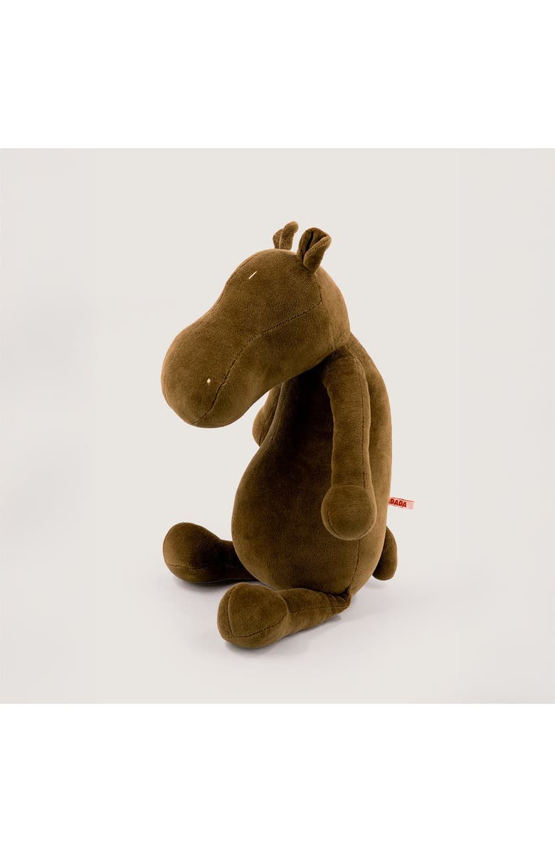 ADADA Momo, the hippo stuffed animal, Alternate, color, Open Brown