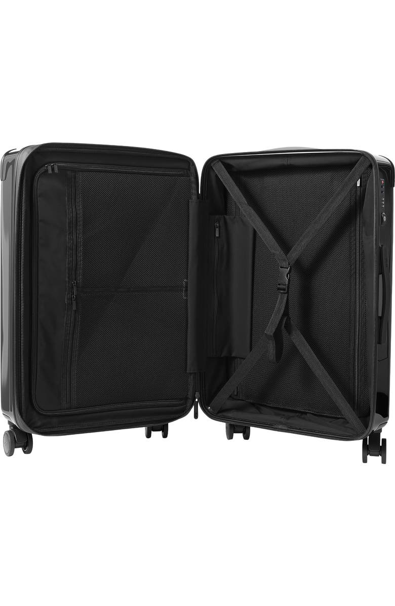 Hedgren Nostos Glossy Medium Spinner Suitcase, Alternate, color, Nocturne