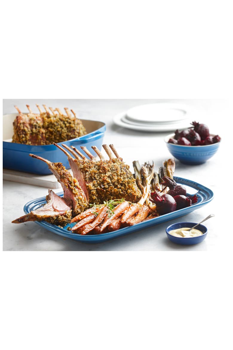 Stoneware Serving Platter, Alternate, color, MARSEILLE