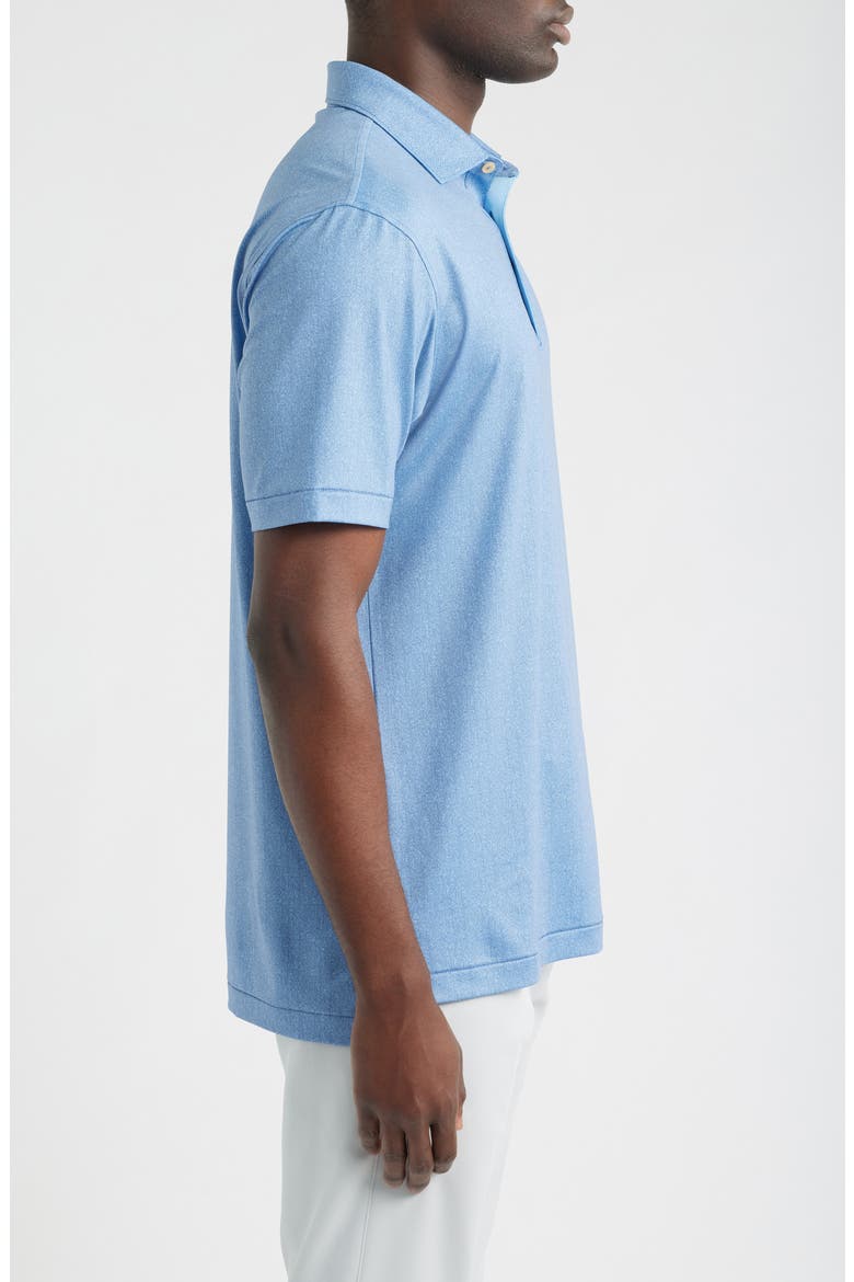Herringbone Summer Comfort Performance Jersey Polo, Alternate, color, BALI BLUE