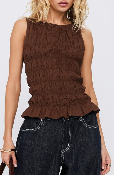 Marleene Smocked Tank