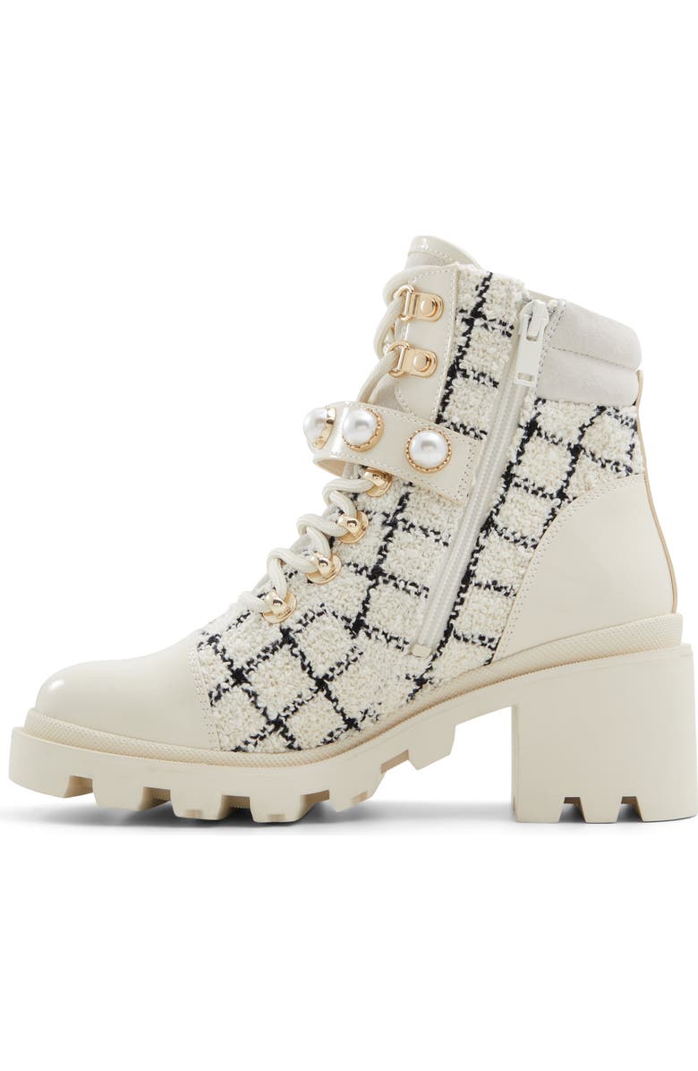 ALDO Mariette Tweed Platform Bootie, Alternate, color,