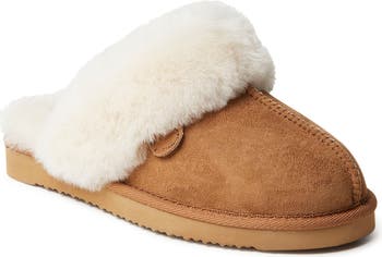Sydney Shearling Scuff Slipper - Water Resistant & Wide