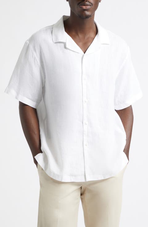 Retreat Relaxed Linen Camp Shirt