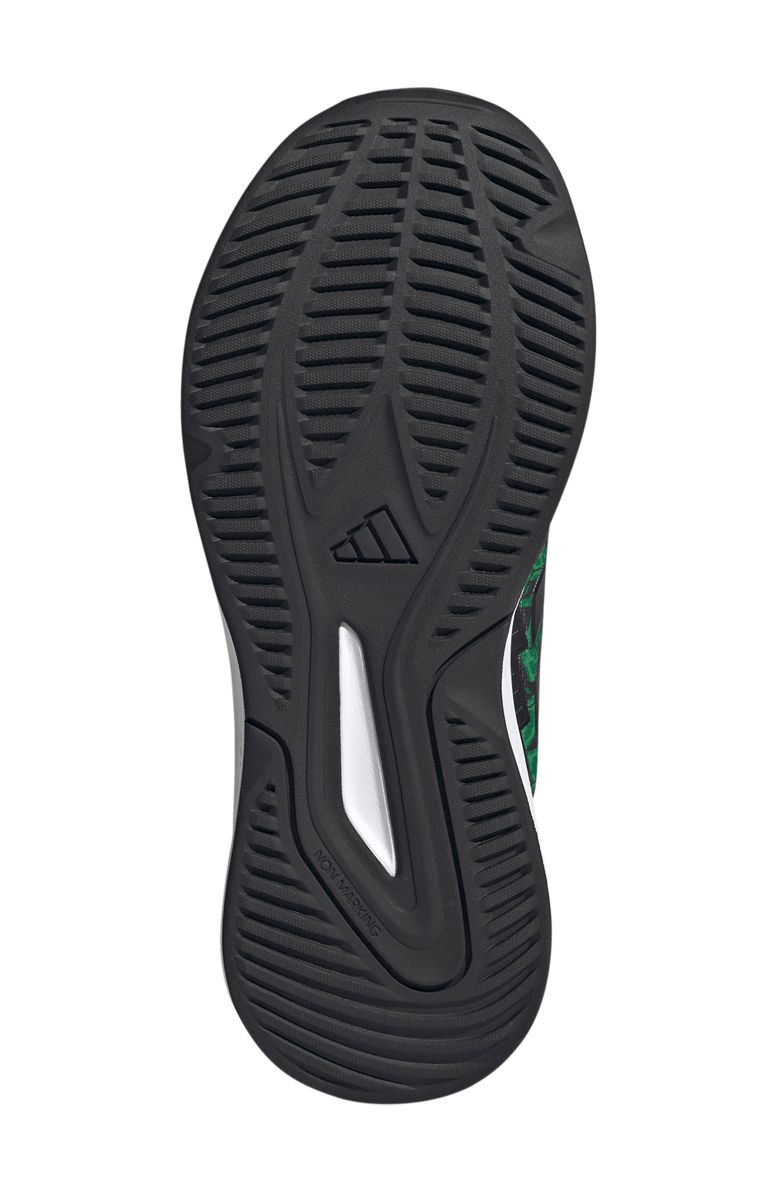 adidas x Minecraft<sup>®</sup> Kids' Fortarun 4.0 Sneaker, Alternate, color, Core Black/ Footwear White