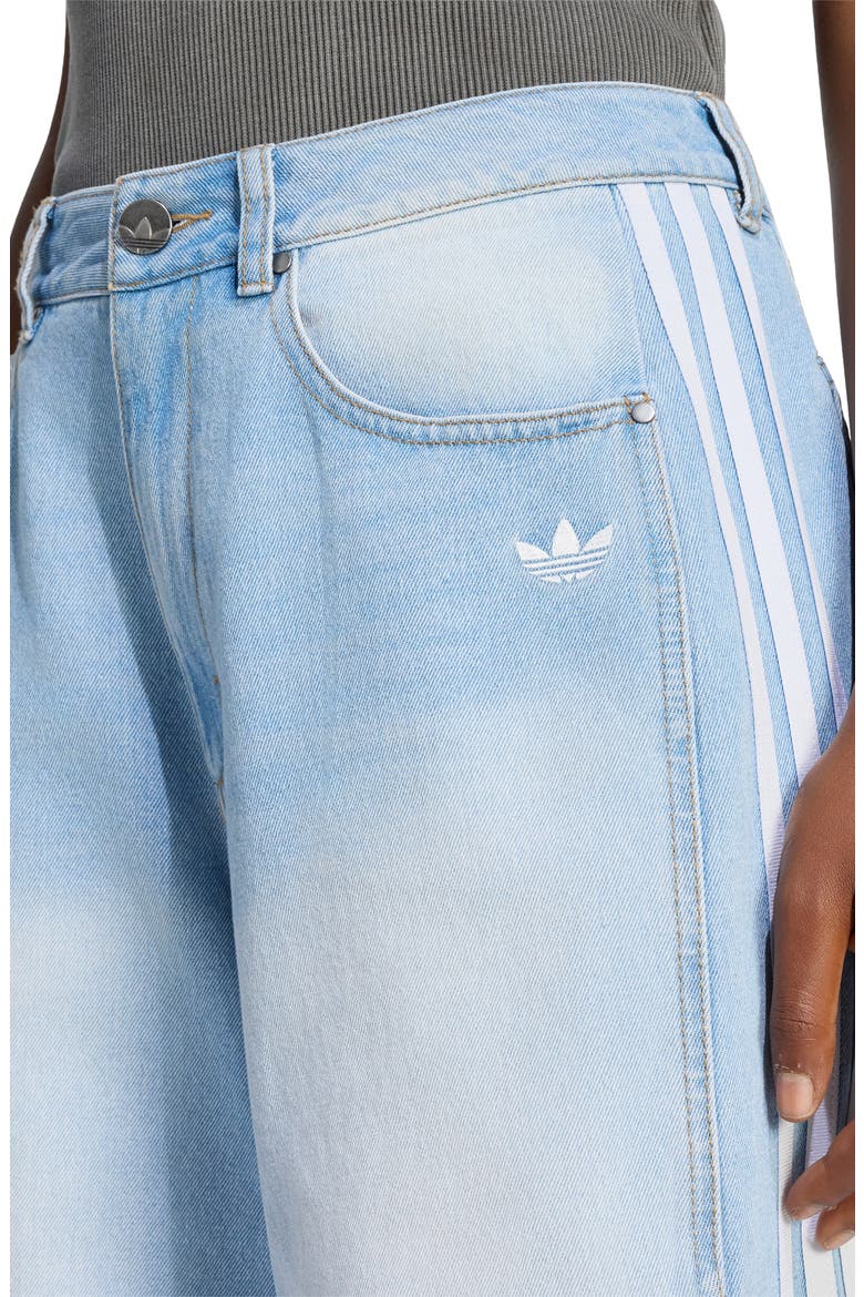 Barrel Leg Jeans, Alternate, color, LIGHT BLUE