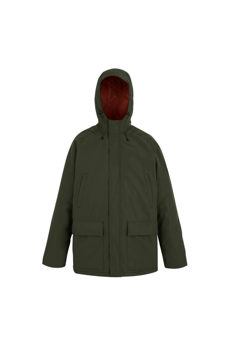 Savon Insulated Waterproof Jacket, Main, color, Dark Khaki and Potters Clay
