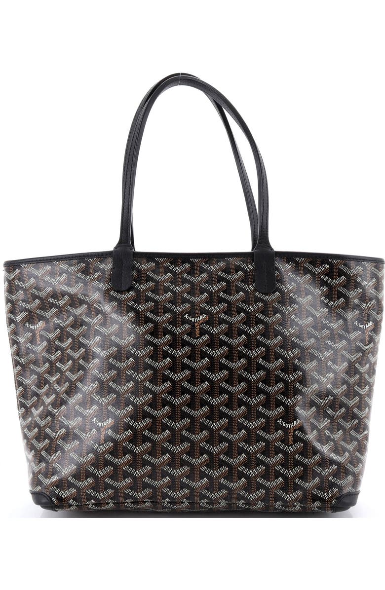 Pre-Owned Goyard Artois Tote Coated Canvas PM, Main, color, Black