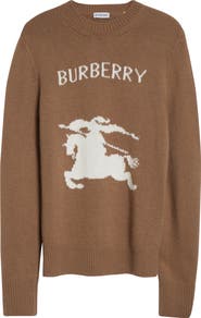 Burberry Scarlett Classic EKD Wool & Cashmere Crewneck Sweater
