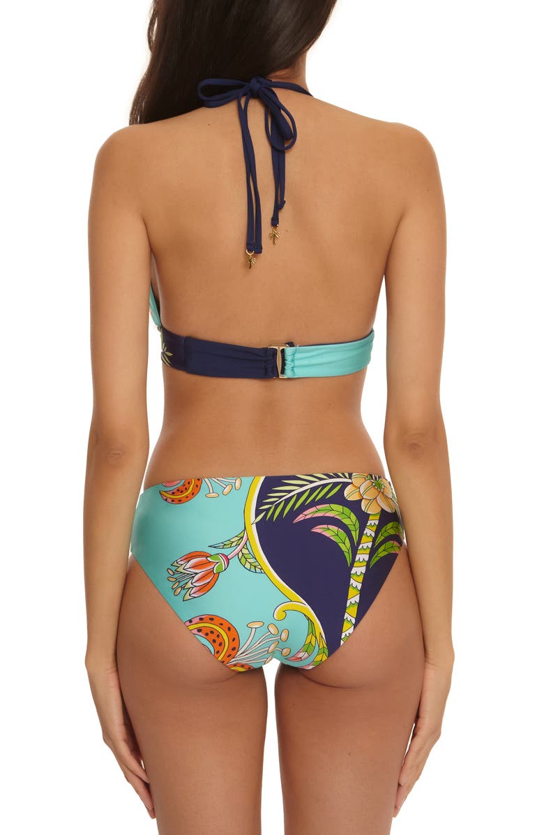 Trina Turk Flamingo Hipster Bikini Bottoms, Alternate, color, 