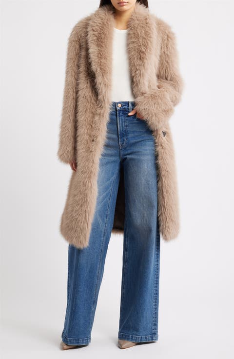 Long Faux Fur Coat