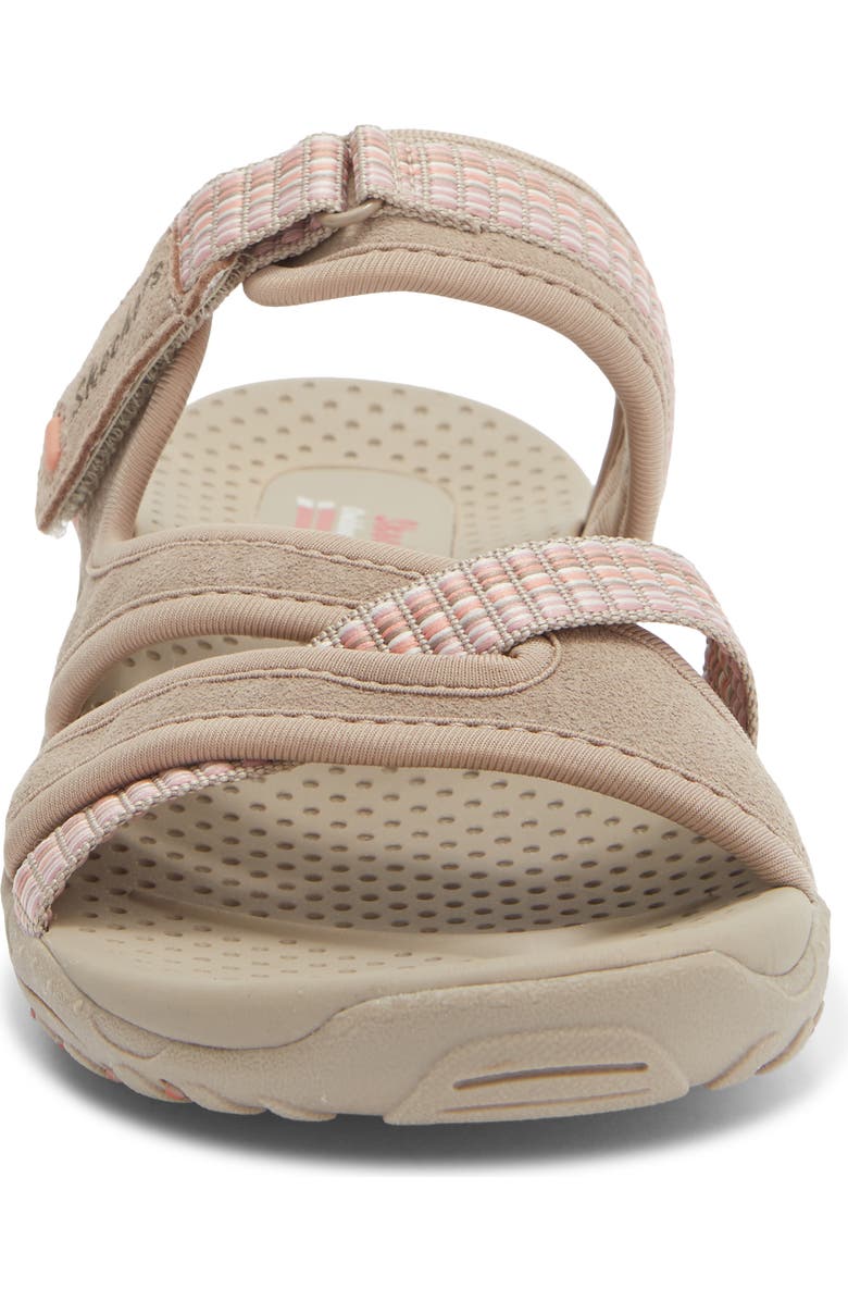 SKECHERS Reggae Color Slide Sandal, Alternate, color, Taupe