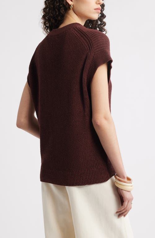 Nordstrom Crewneck Sweater In Brown Raisin