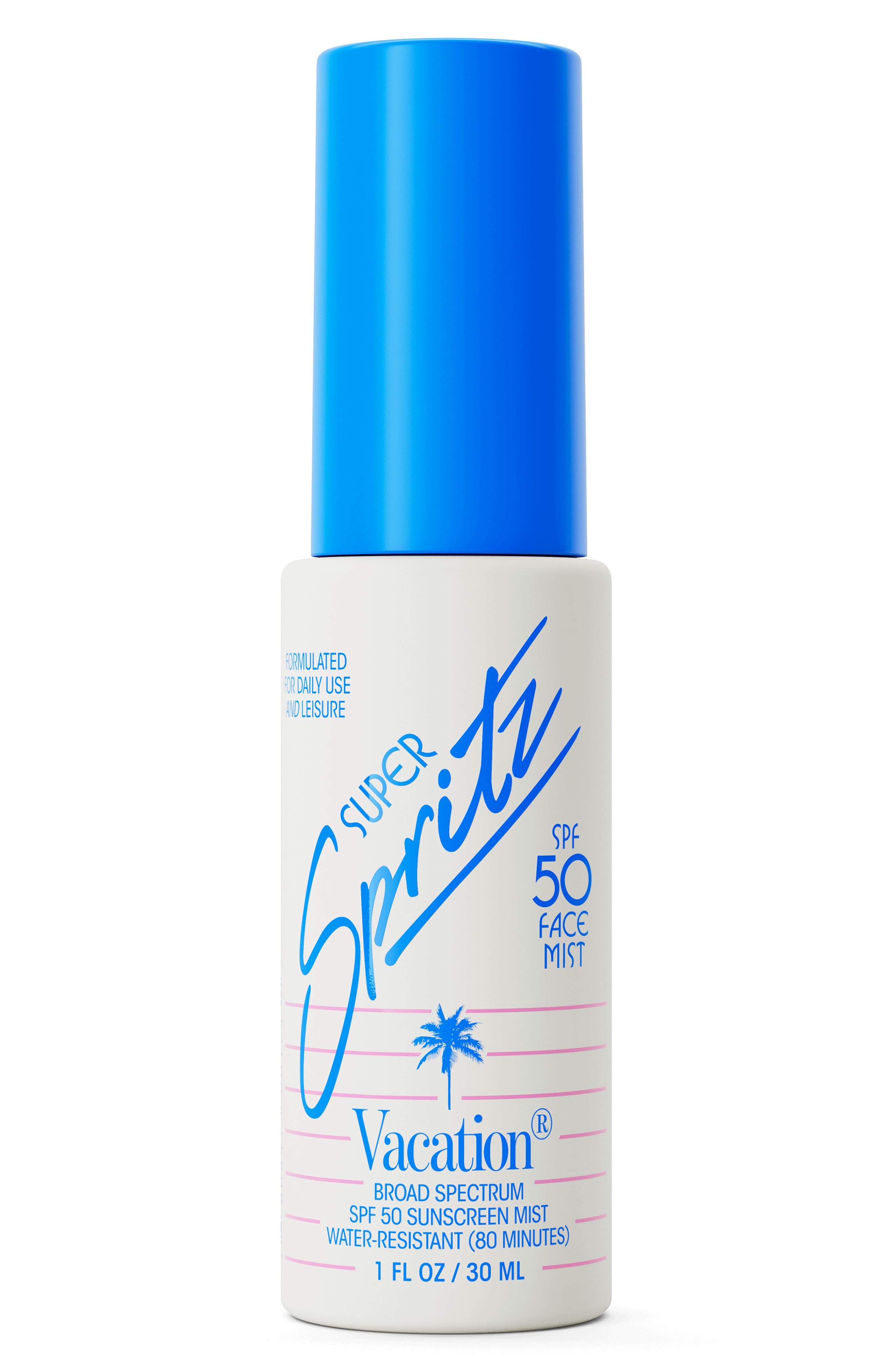 Vacation Super Spritz Broad Spectrum Spf 50 Sunscreen Face Mist In Default Title