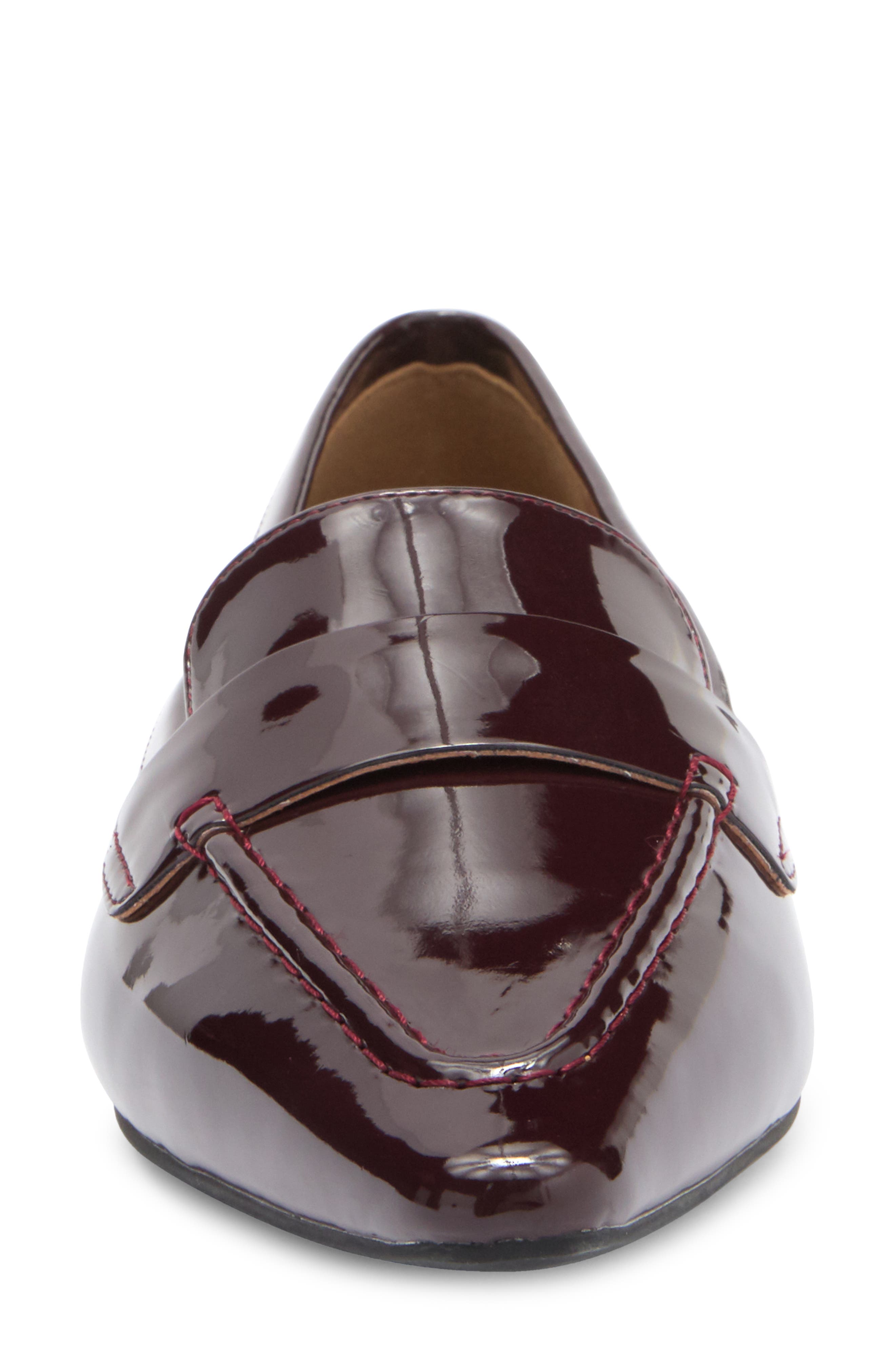 Marlys Pointed Toe Flat, Alternate, color, BURGUNDY
