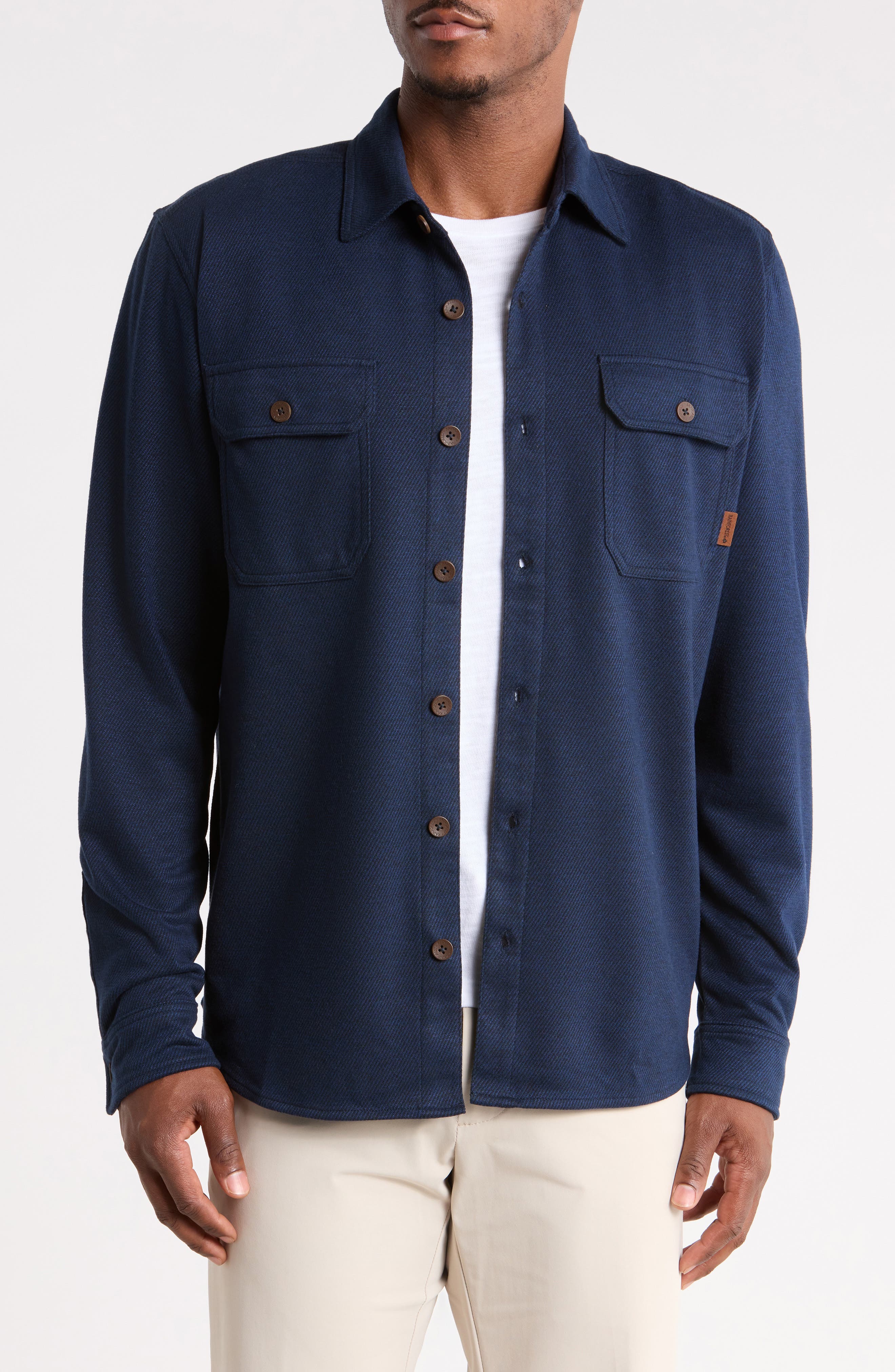 Fahnestock Knit Button-Up Shirt