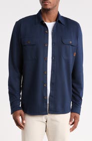Rainforest Fahnestock Knit Button-Up Shirt