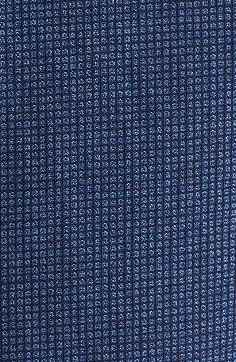 Emporio Armani Textured Microcheck Virgin Wool Blazer, Alternate, color, Blue