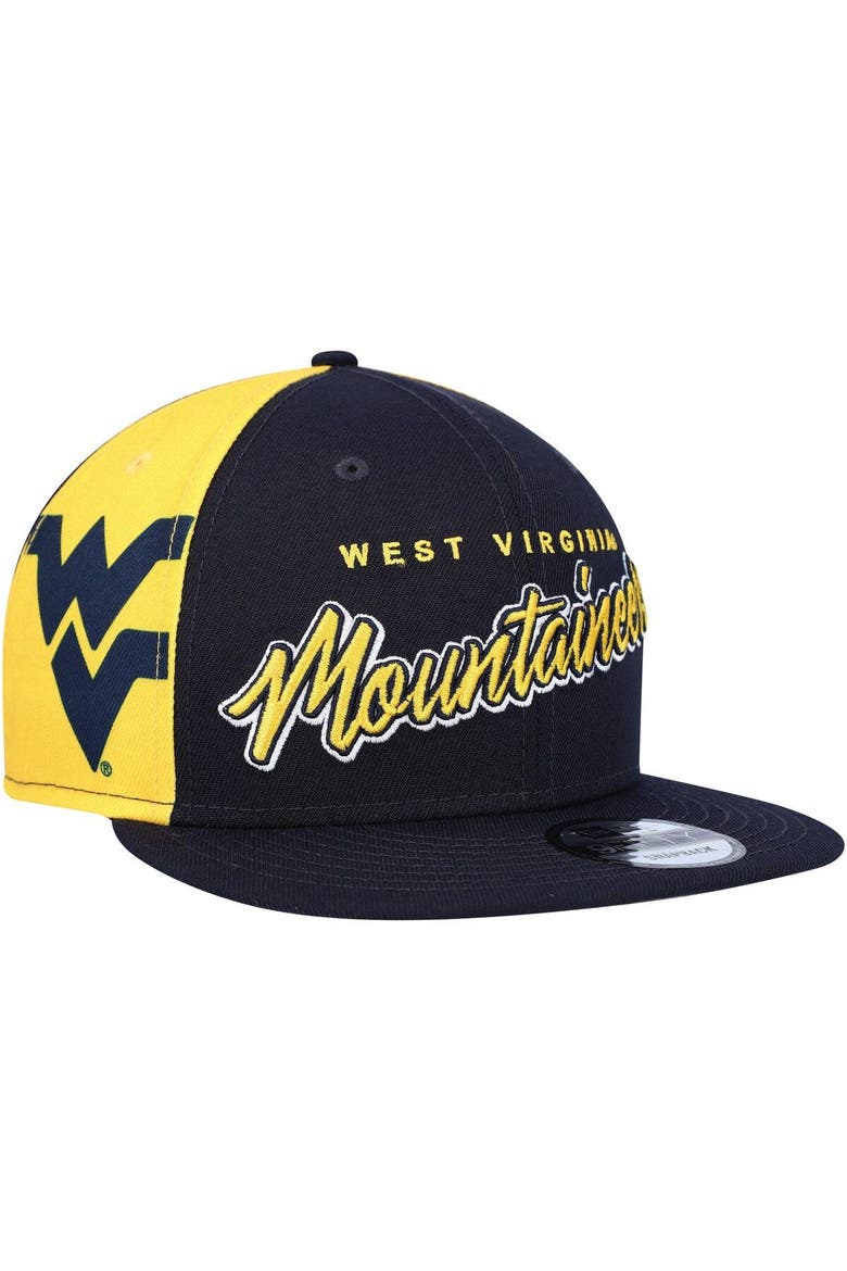 Men's New Era  Navy West Virginia Mountaineers Outright 9FIFTY Snapback Hat, Main, color, Navy