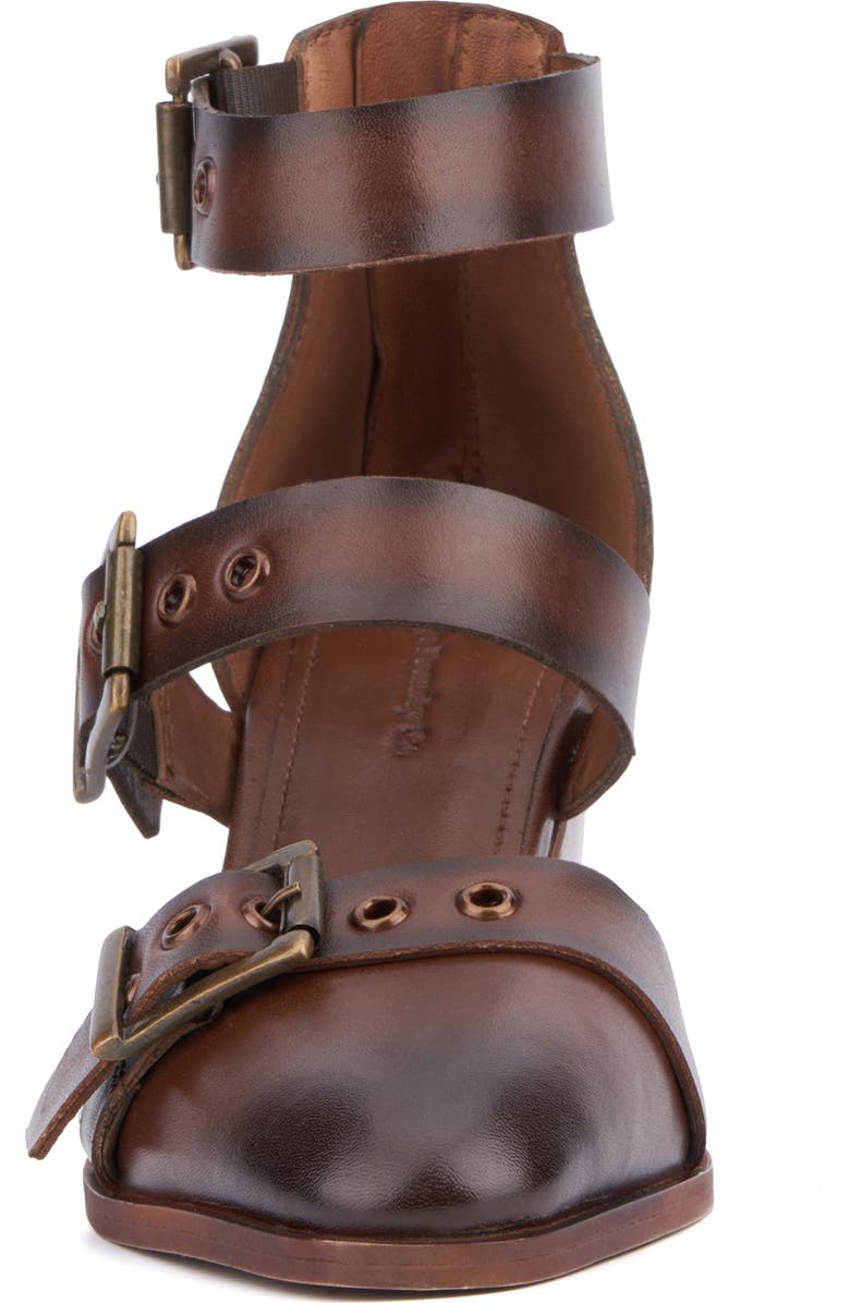 VINTAGE FOUNDRY Kaydence Strappy Sandal, Alternate, color, Brown