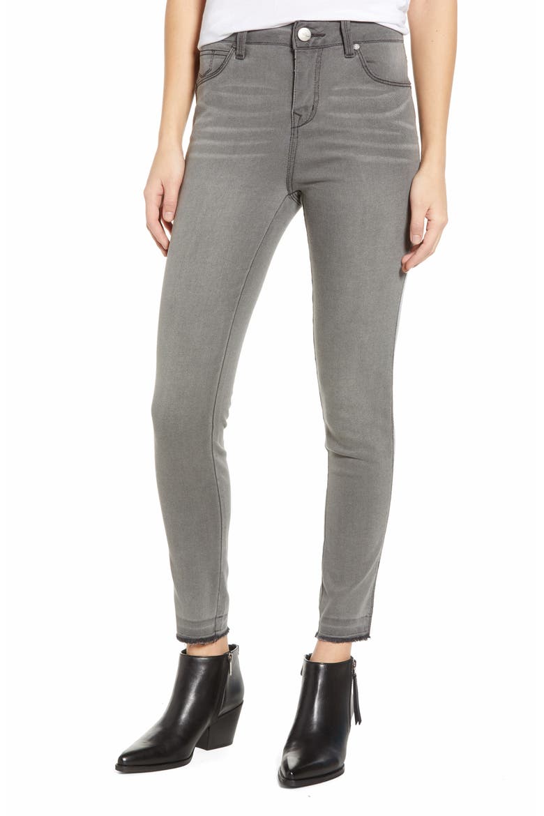 High Waist Ankle Jeggings, Main, color, ASHLEY