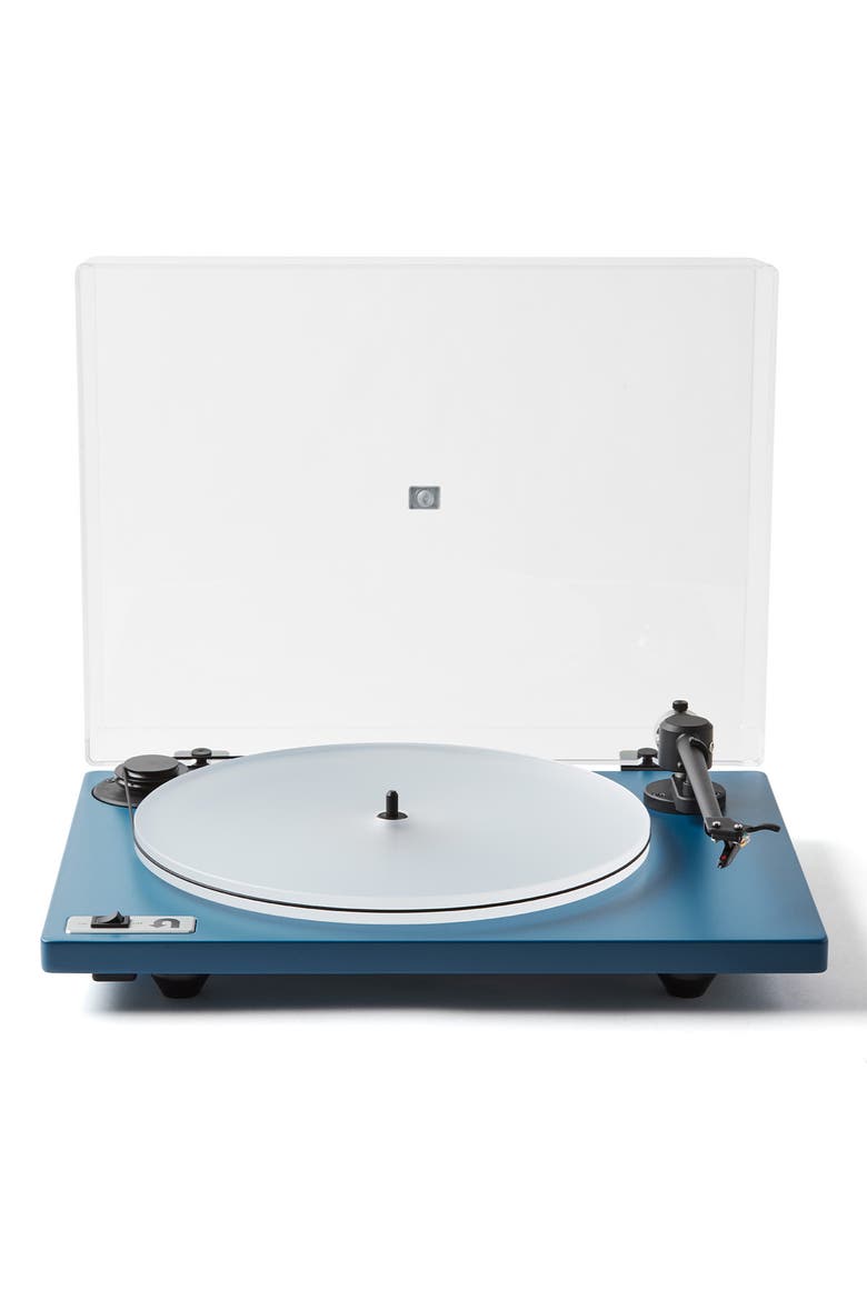 Orbit 2 Plus Turntable with Built-in Preamp and Ortofon OM 5E Cartridge, Main, color, Blue Dusk