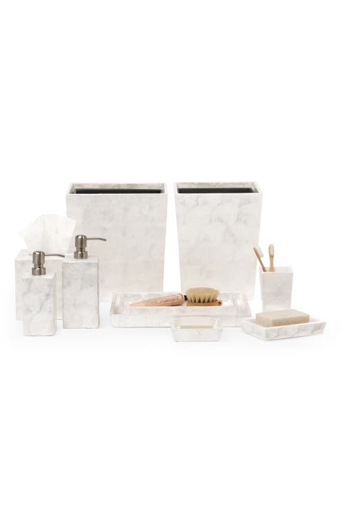 Andria Pearlized Toothbrush Holder