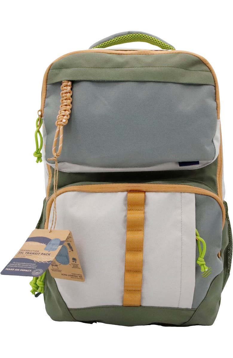 United By Blue (R)evolution 25L Transit Pack, Main, color, Olive